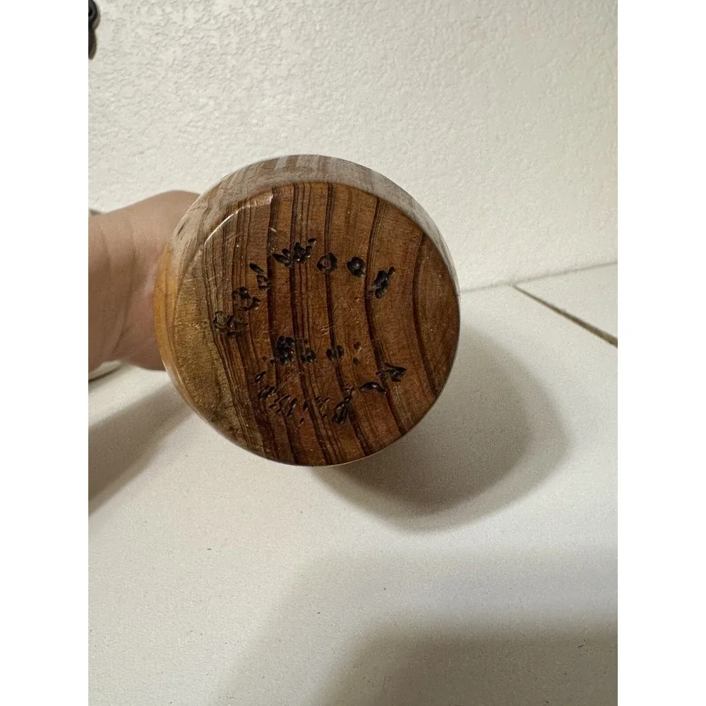 Vintage Wood Vase Signed‎ Redwood R L Phillips